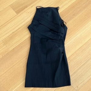 Zara Draped Linen Dress